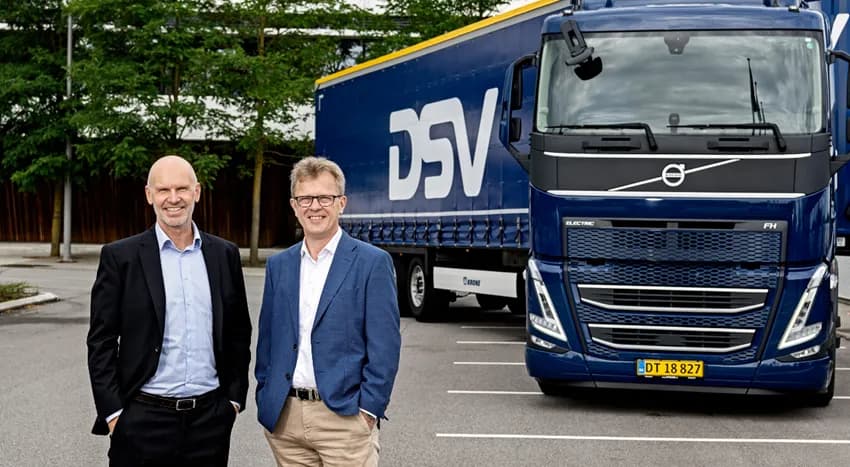 DSV y Volvo firman un acuerdo para impulsar la descarbonización del transporte por carretera