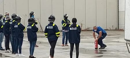 Coordinadora imparte un curso de gestión de emergencias en el Puerto de Algeciras
