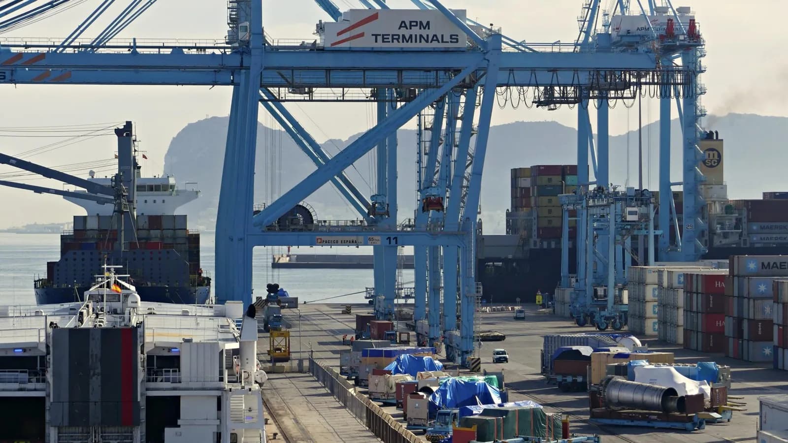 Los tráficos del puerto de Algeciras crecen un 3,4 % hasta agosto