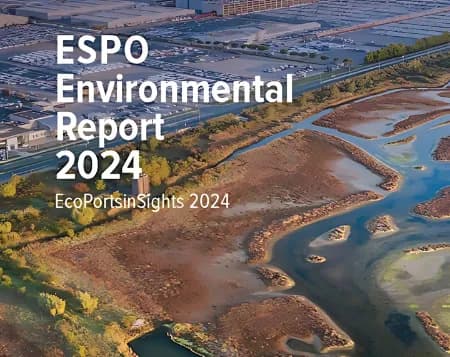 ESPO presenta su Informe Ambiental 2024 destacando el cambio climático como principal prioridad para los puertos europeos
