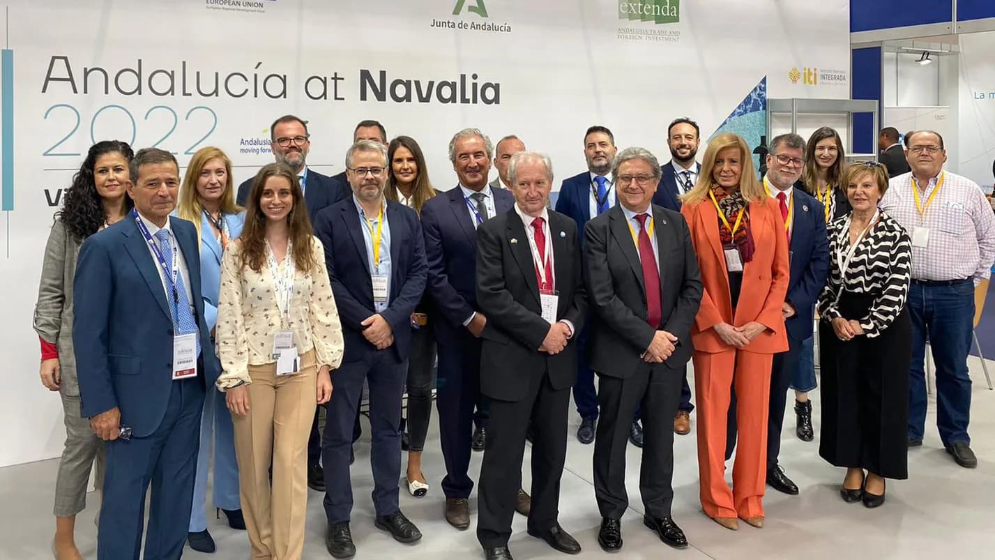 Extenda impulsa la presencia del sector logístico gaditano en la feria «Navalia»