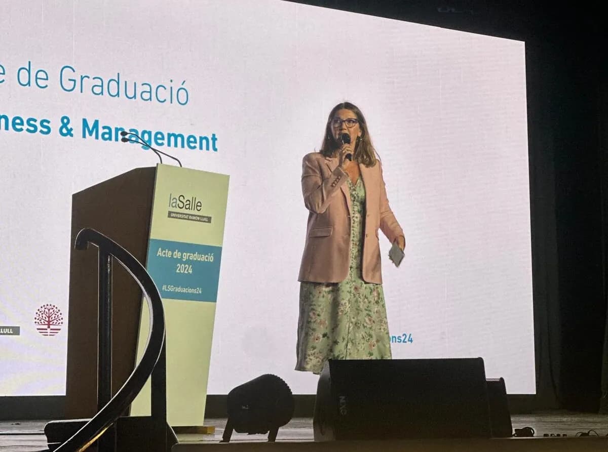 Blanca Sorigué apadrina la graduación de La Salle – Universidad Ramon Llull