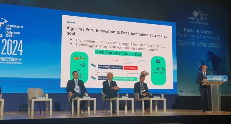 El Puerto de Algeciras destaca en la Busan International Port Conference 2024 como ejemplo de colaboración internacional