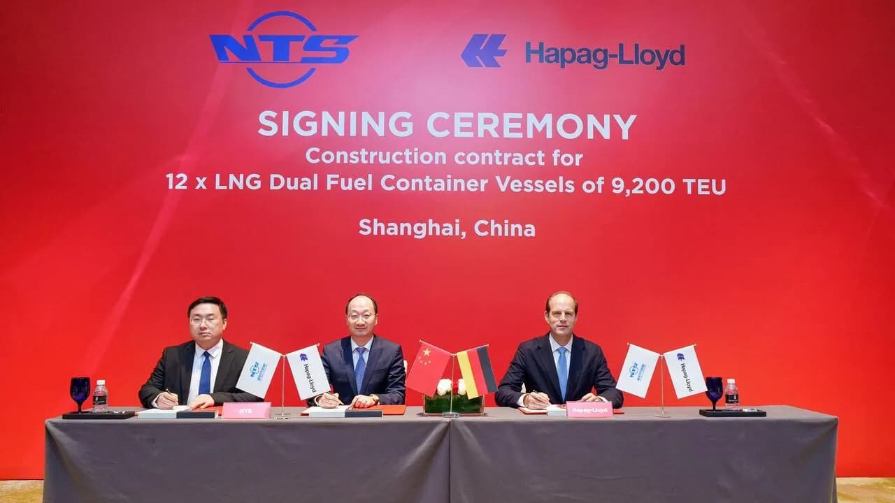 Hapag-Lloyd firma dos contratos con astilleros chinos para construir 24 nuevos buques portacontenedores