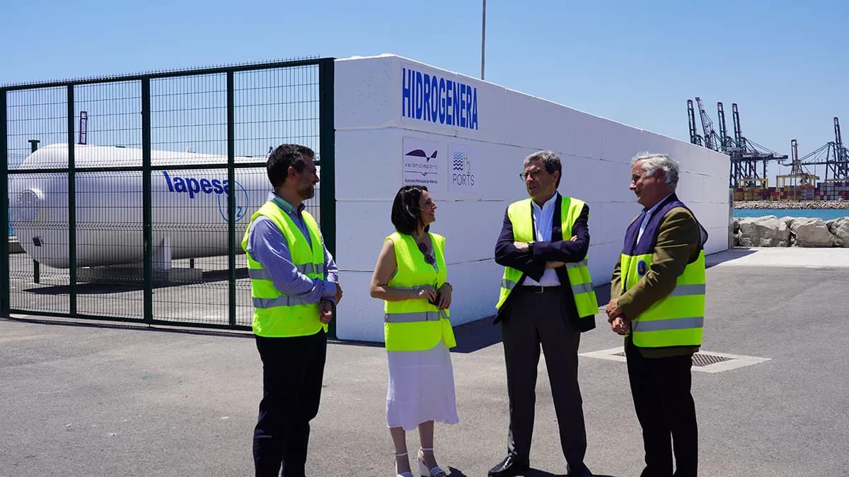 Valencia, el primer puerto europeo que cuenta con una hidrogenera