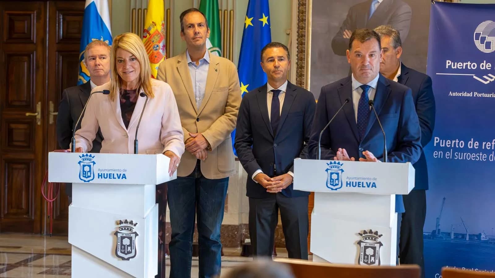 Puerto de Huelva y Ayuntamiento crean un equipo permanente para coordinar la reforma del Muelle de Levante
