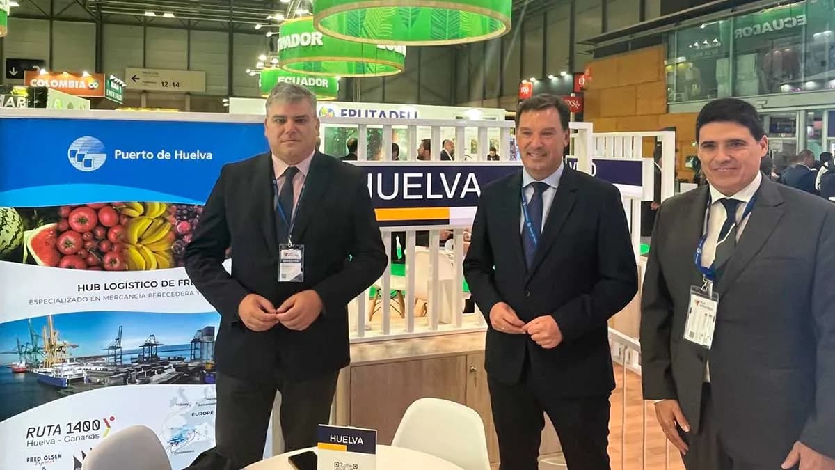 El Puerto de Huelva refuerza su apuesta por la logística del frío en Fruit Attraction 2024