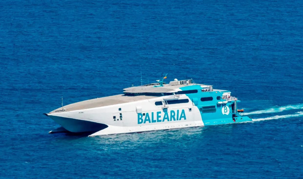 Baleària incorpora el buque Jaume I en la ruta Algeciras-Ceuta