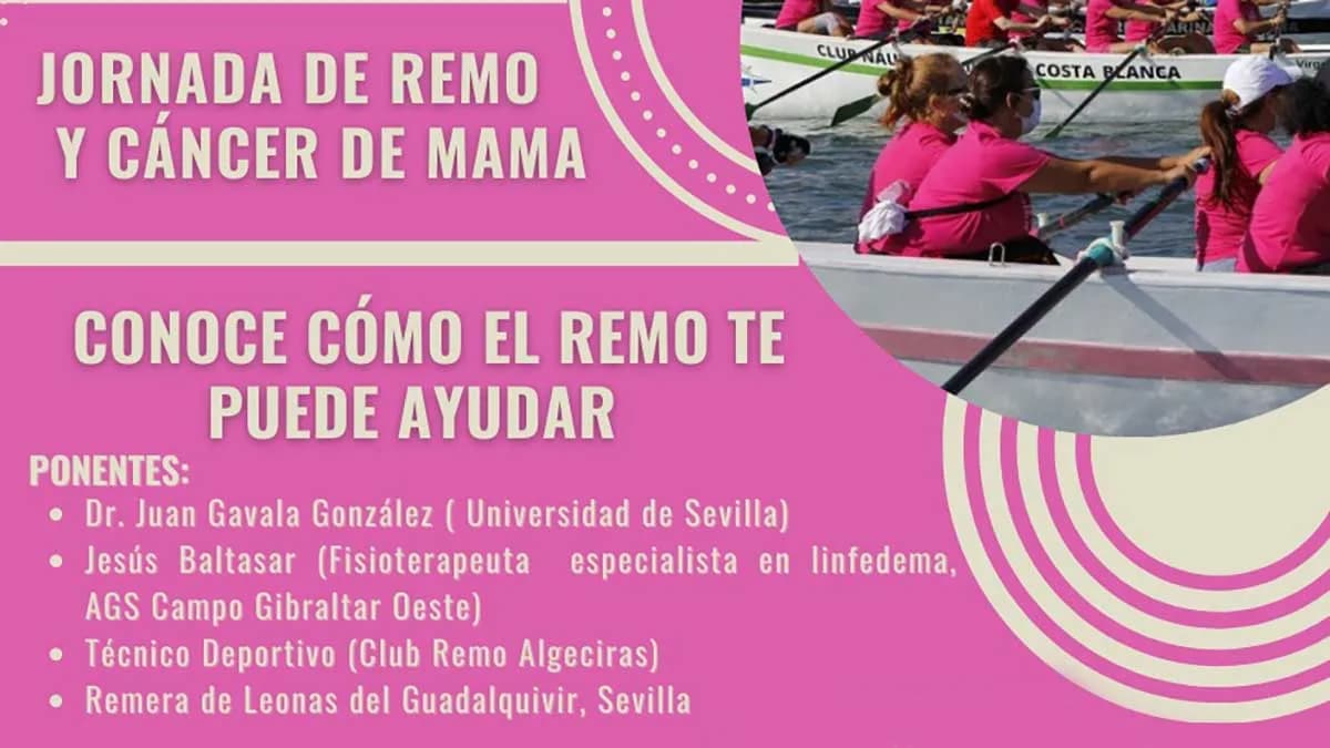El Club de Remo Algeciras y Bandera Rosa organizan una jornada sobre ‘Remo y Cáncer de Mama’