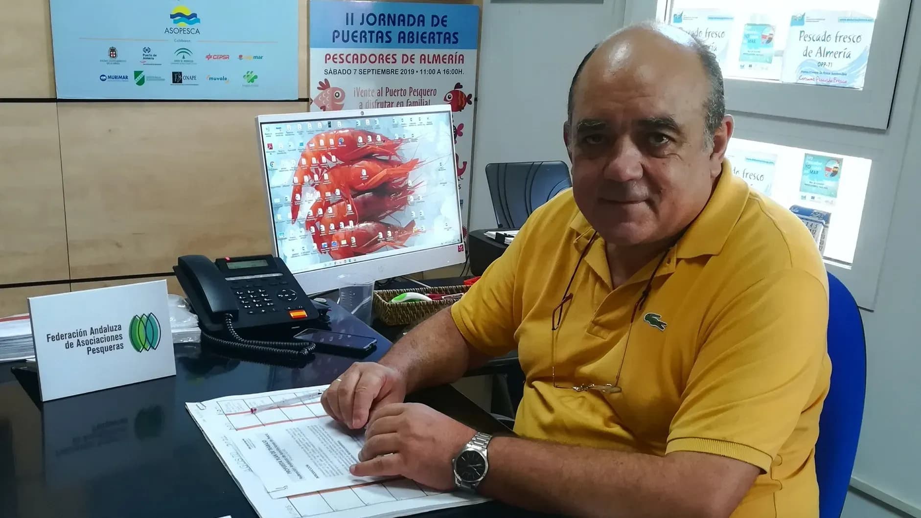 José María Gallart asume un nuevo mandato al frente de la Federación Andaluza de Asociaciones Pesqueras