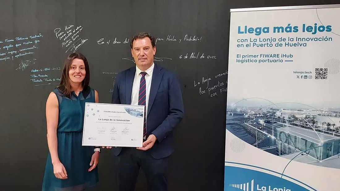 La Lonja de la Innovación del Puerto de Huelva obtiene su segunda estrella FIWARE