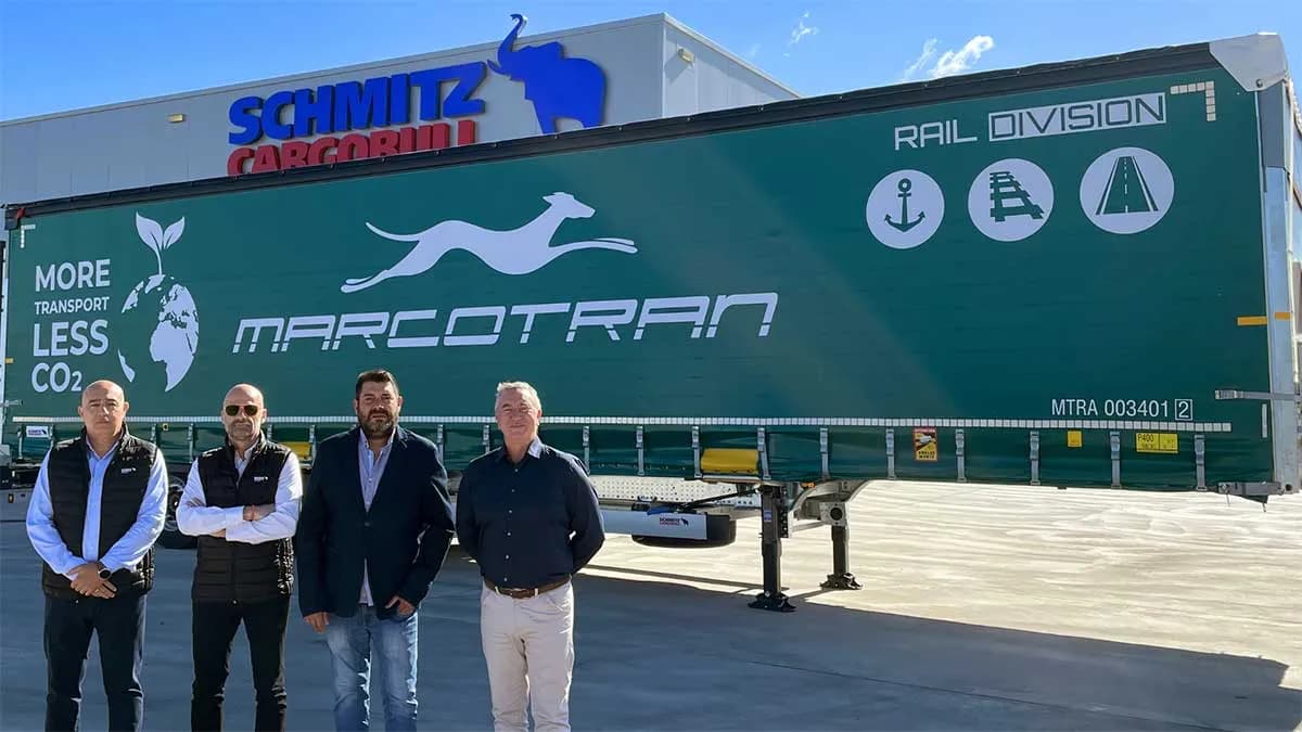Marcotran refuerza su capacidad logística intermodal con nuevos semirremolques