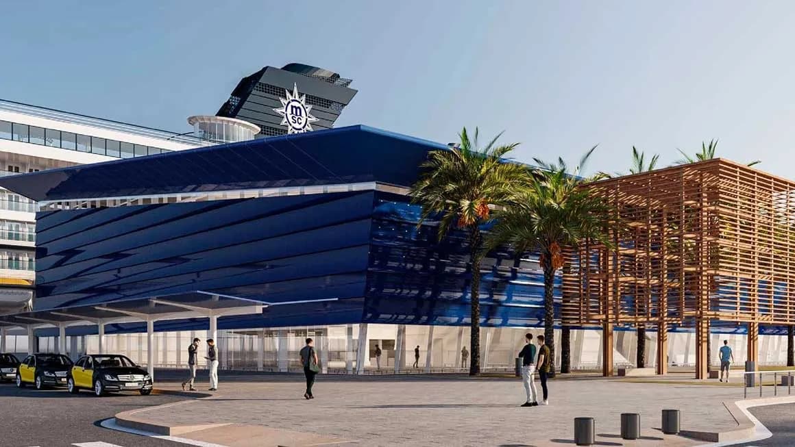 MSC Cruceros inicia operaciones en su nueva terminal en el Puerto de Barcelona