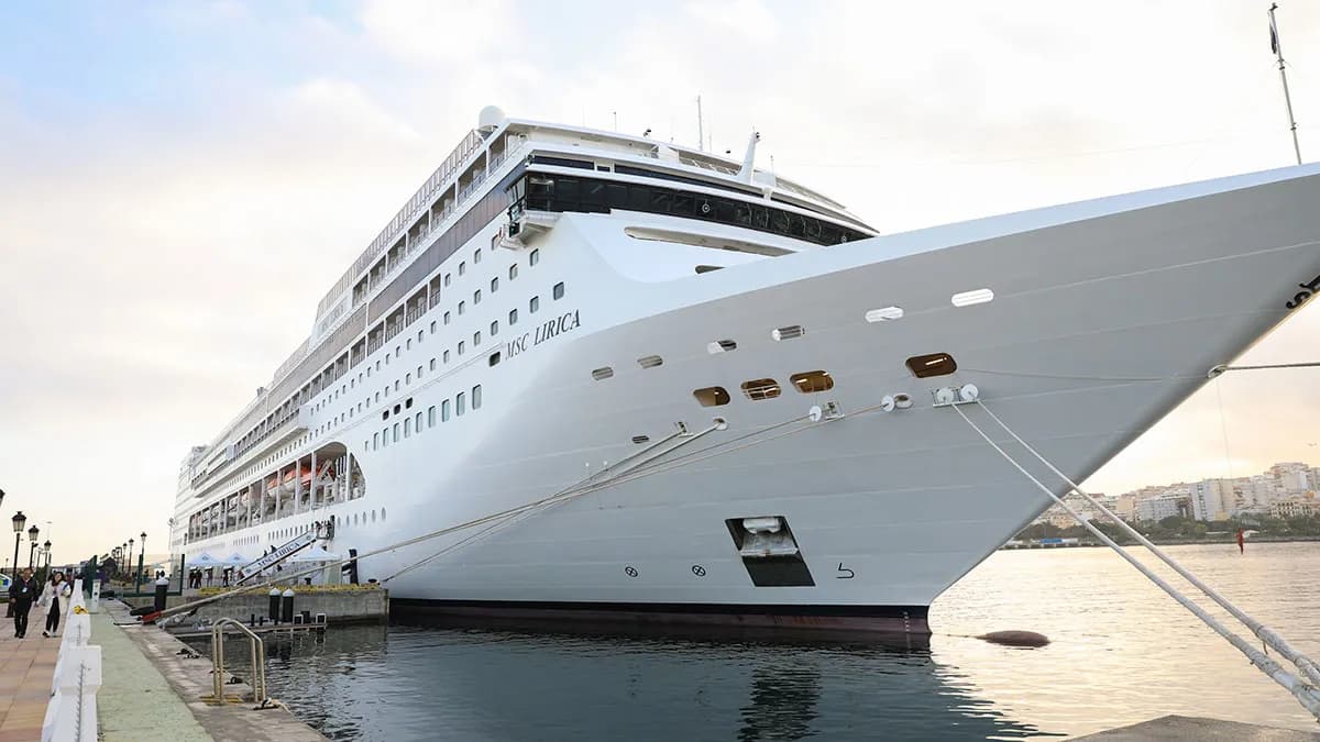 El Puerto de Ceuta recibe este lunes la cuarta escala del “MSC Lírica”