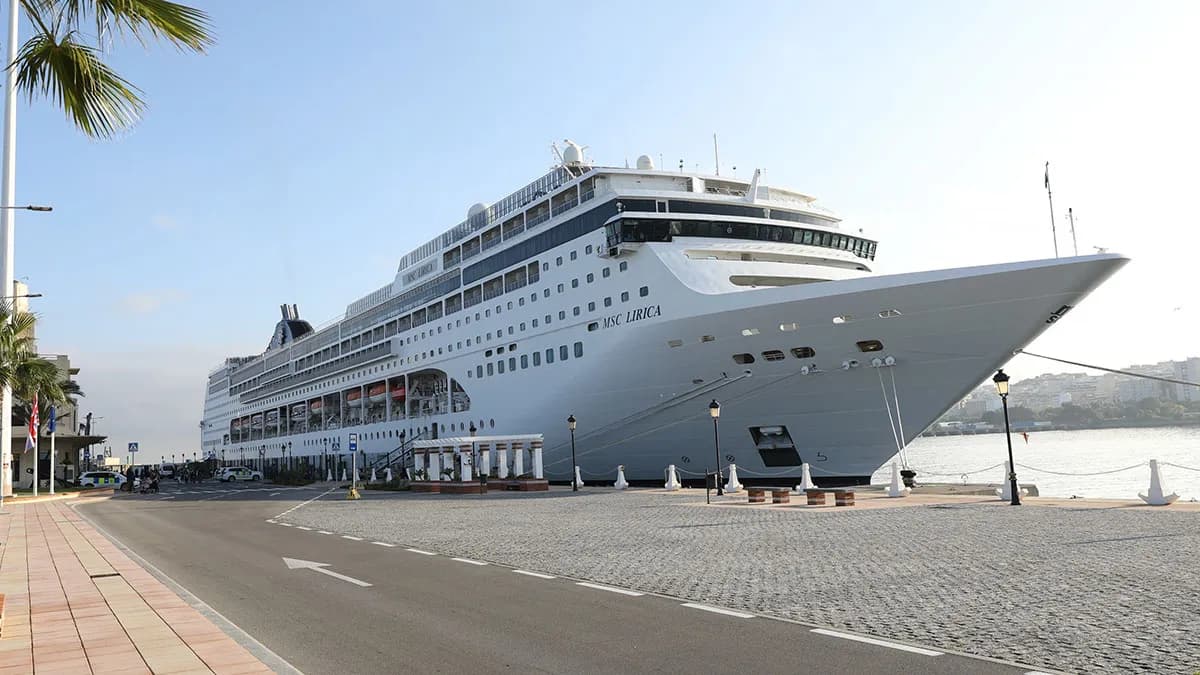 El Puerto de Ceuta recibe este sábado la octava escala del “MSC Lírica”