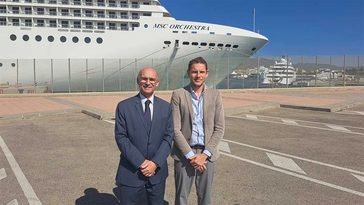 MSC Cruceros celebra la escala inaugural del MSC Orchestra en Málaga con un gran evento a bordo