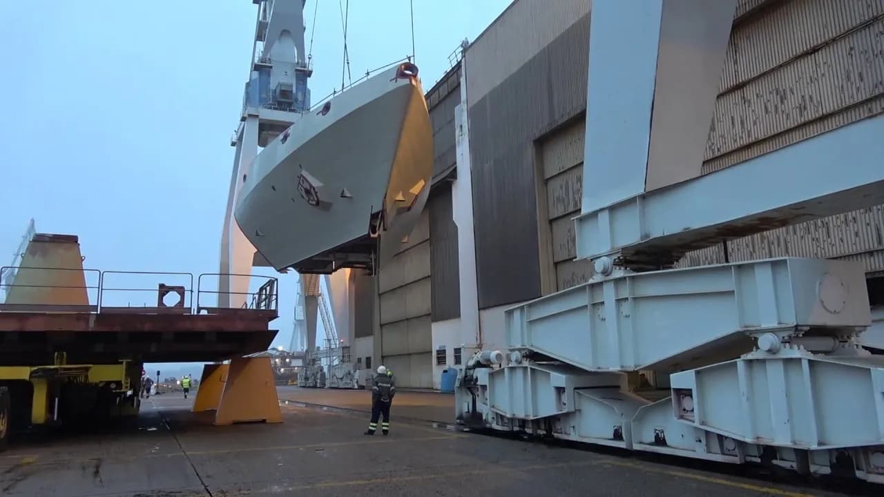 Navantia inicia el corte de chapa de las nuevas corbetas para Arabia Saudí