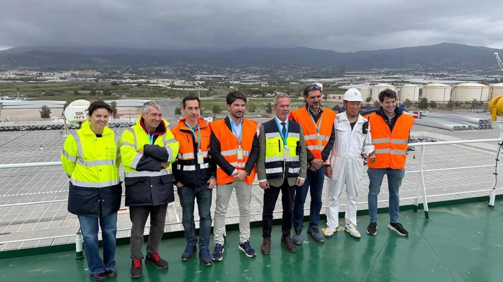 Noatum Automotive recibe en el Puerto de Motril su primer buque ro-ro con 2.000 vehículos procedentes de China