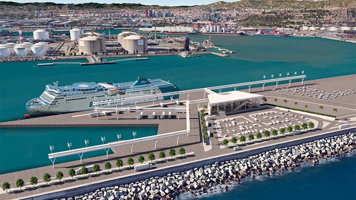 El Puerto de Barcelona otorga a Baleària la concesión de la futura terminal de ferris del muelle Adossat