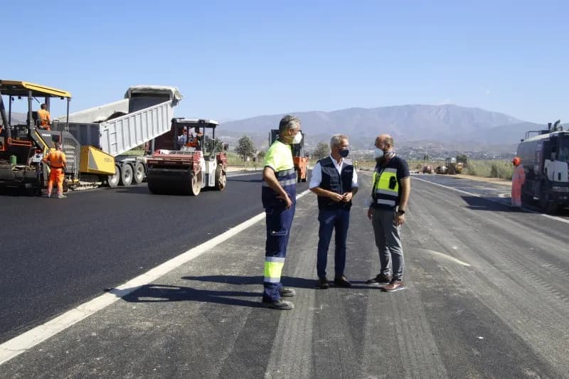 Avanzan las obras del nuevo vial de acceso para cargas de proyecto en el puerto de Motril
