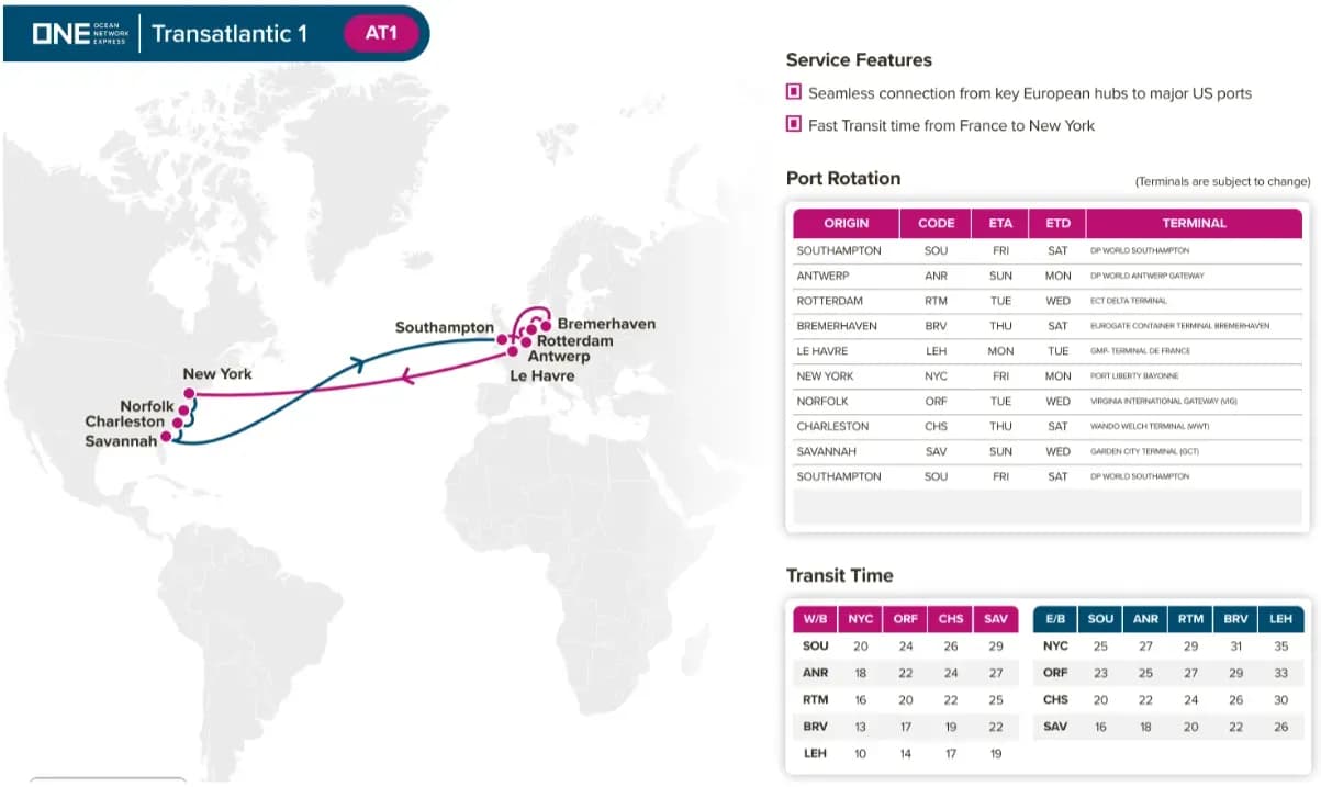 ONE refuerza su ruta transatlántica con el portacontenedores de nueva generación ONE Satisfaction