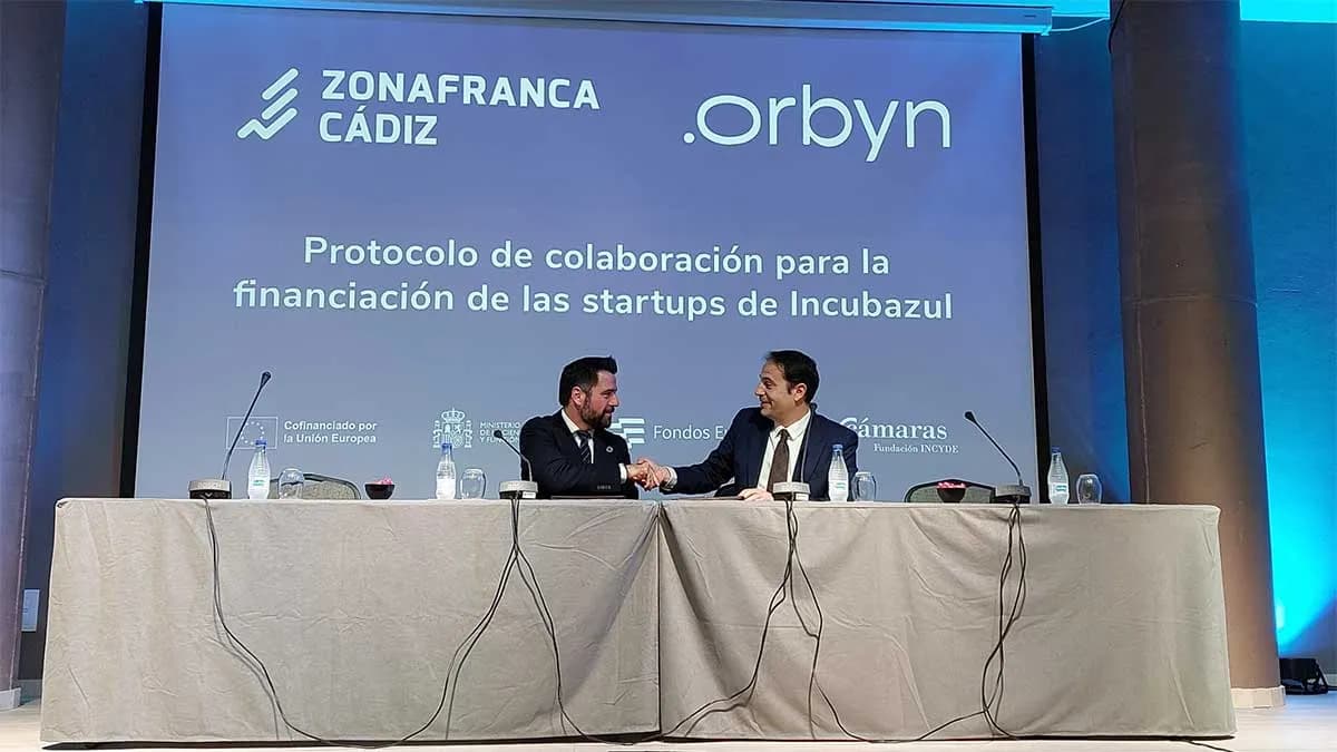 Acuerdo estratégico entre la Zona Franca de Cádiz y Orbyn para el fortalecimiento de la innovación en Economía Azul