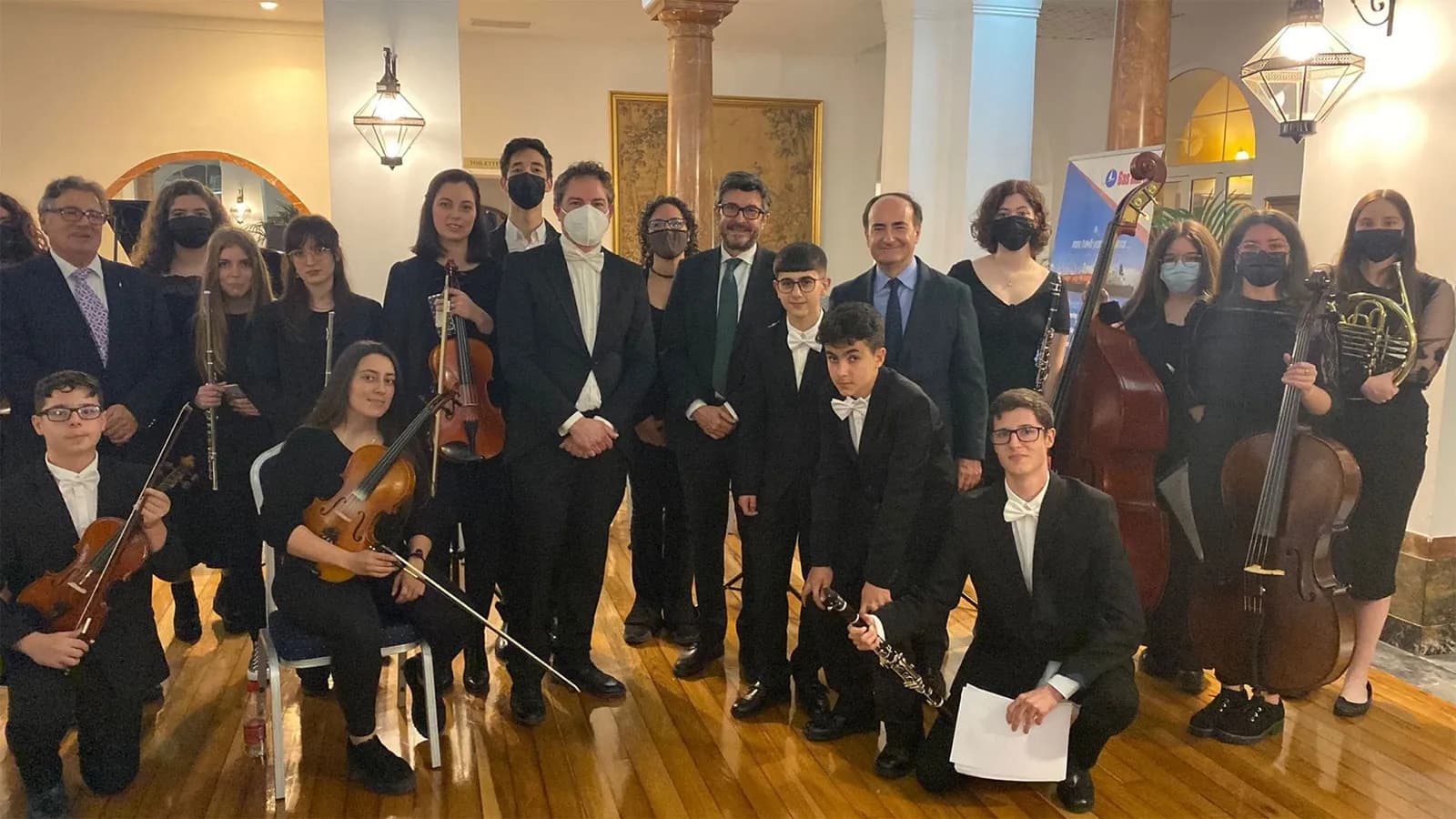 La Orquesta Sinfónica de Algeciras pone el broche musical a la jornada internacional de APBA y MedPorts