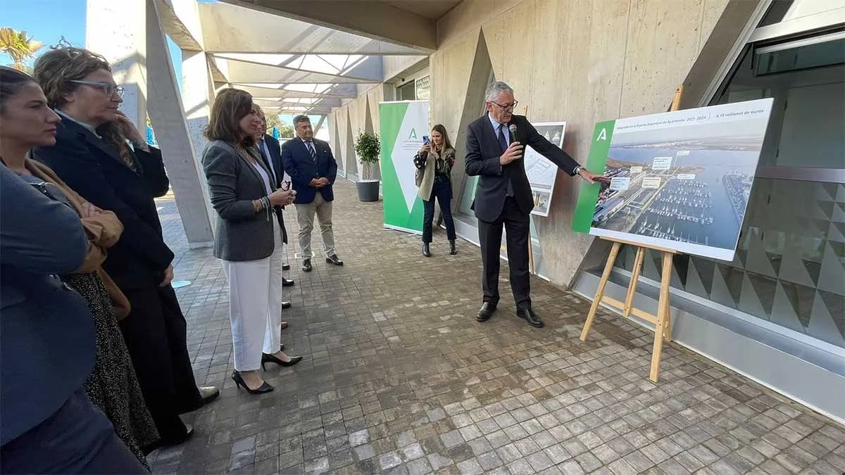 La Junta de Andalucía moderniza el puerto de Ayamonte con un nuevo edificio polivalente