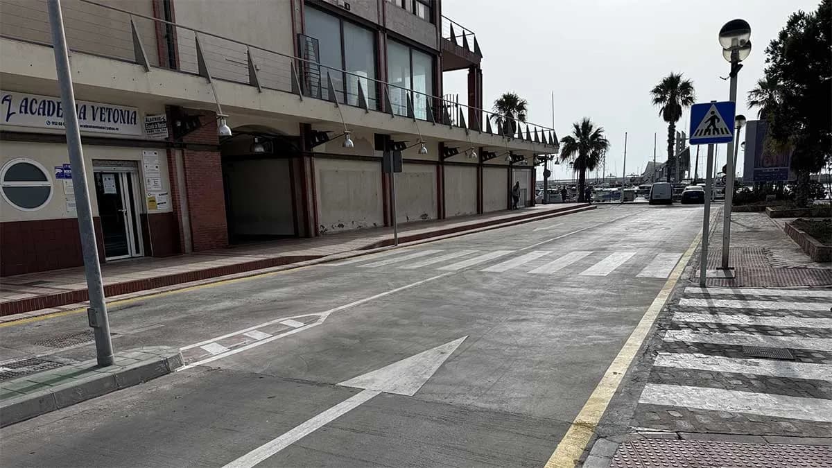 La Autoridad Portuaria de Melilla finaliza las obras de pavimentación del acceso al Puerto Noray