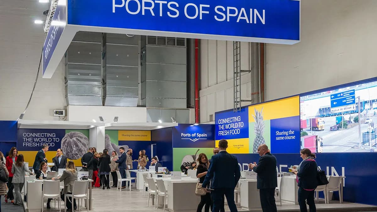 Los puertos españoles refuerzan su posición en el comercio de productos frescos en Fruit Logistica