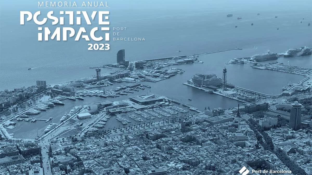 El Puerto de Barcelona publica la memoria de sostenibilidad «Positive Impact 2023»