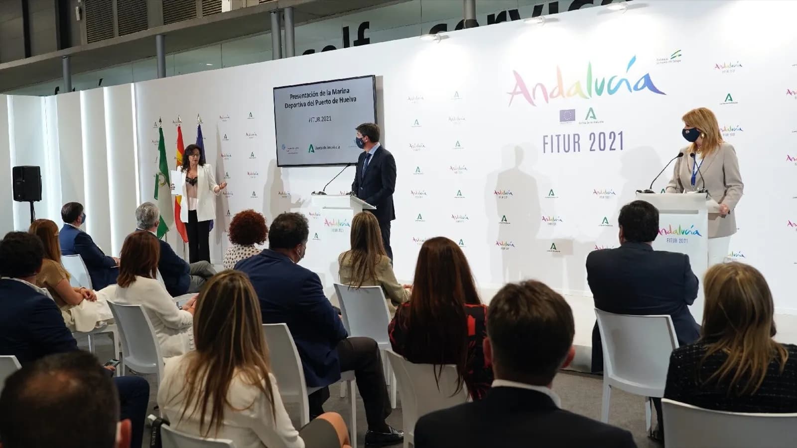 El Puerto de Huelva presenta en FITUR la Marina Deportiva del Muelle de Levante, que cuenta con una inversión superior a los 13 M€