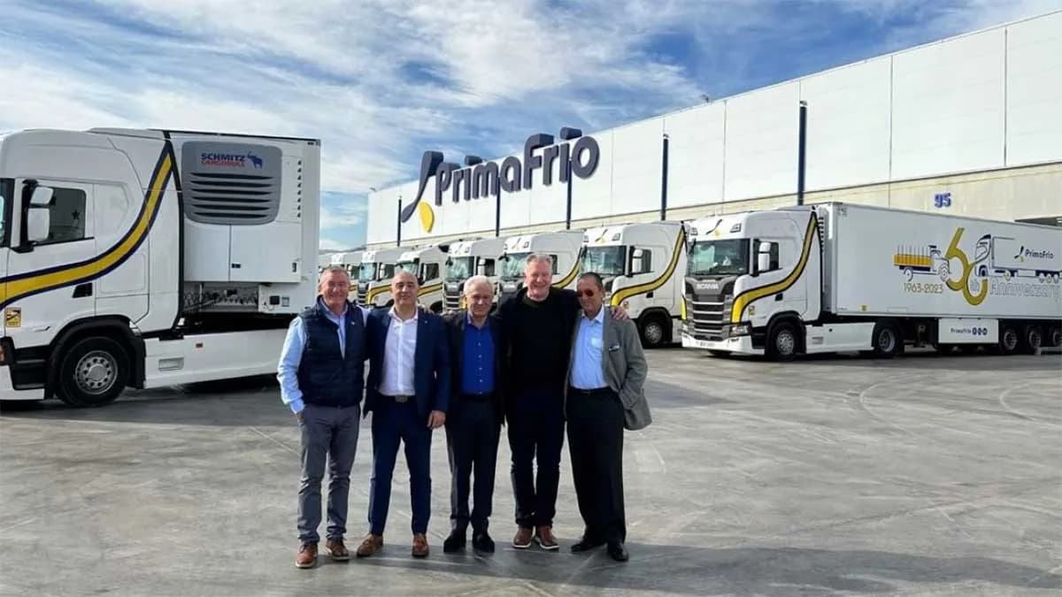 Primafrio incorpora 200 nuevos semirremolques frigoríficos de última generación a su flota