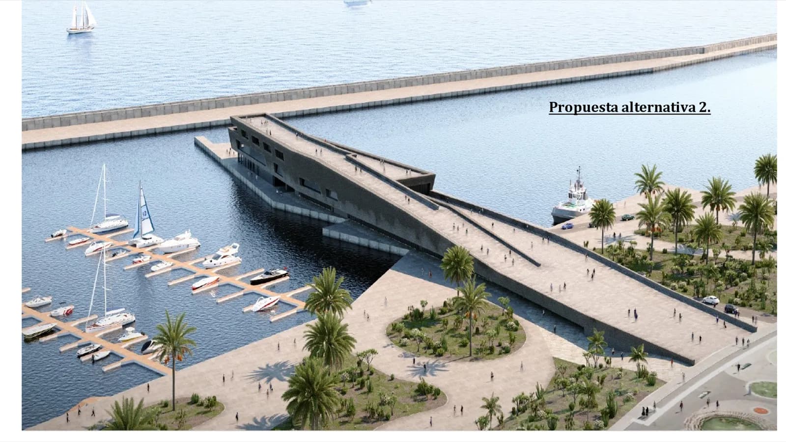 La Autoridad Portuaria de Tenerife avanza en la definición del proyecto del futuro Edificio de La Marina de Los Llanos