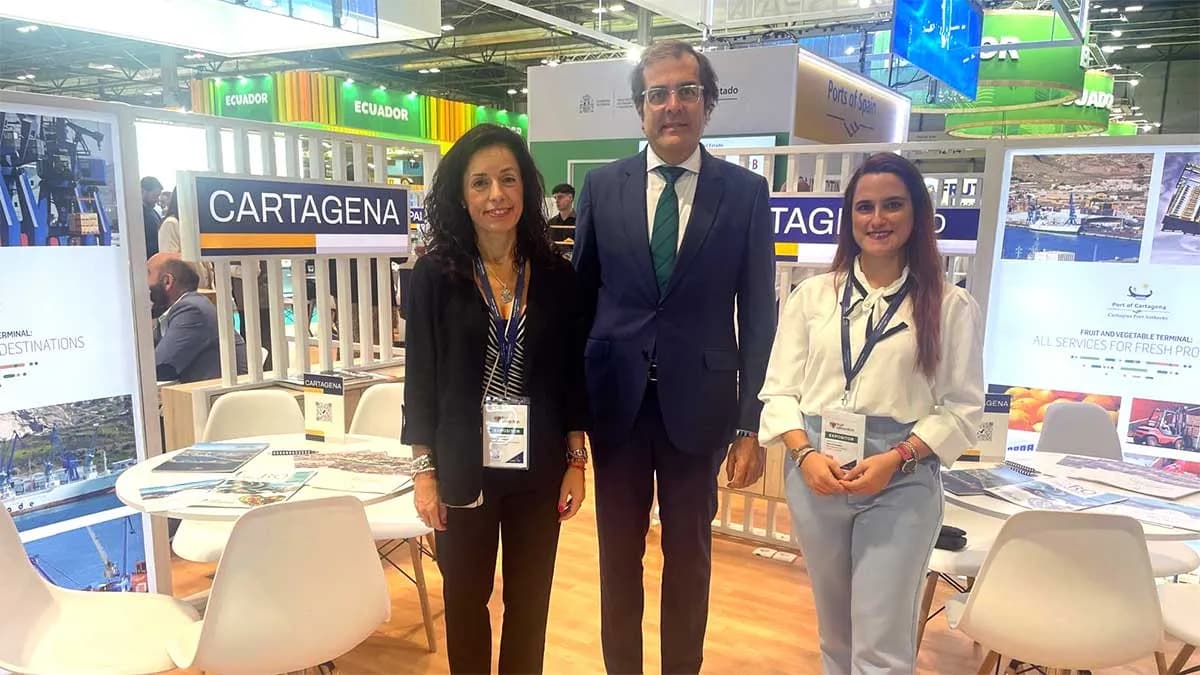 El Puerto de Cartagena presenta en Fruit Attraction un nuevo servicio de exportación con destino a África Occidental