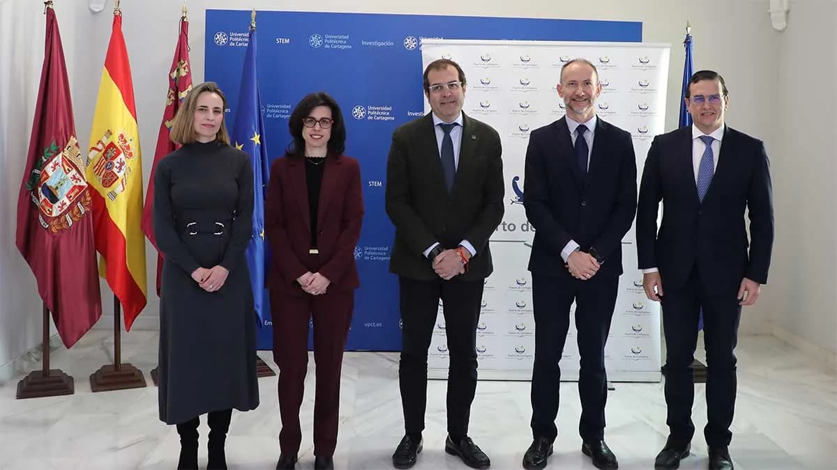 La Autoridad Portuaria de Cartagena y la UPCT crean una microcredencial en operaciones portuarias sostenibles