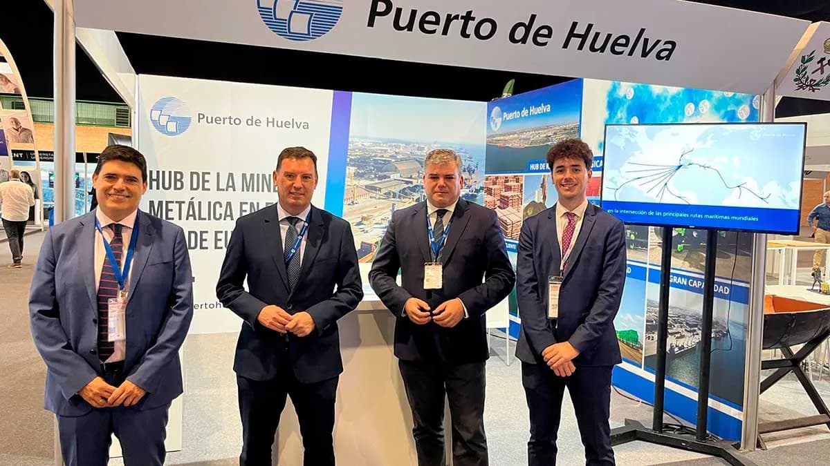 El Puerto de Huelva se promociona en MMH 2024 como referente en el tráfico de graneles sólidos