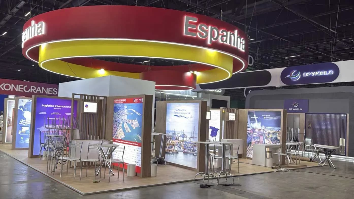 Spanish ports promote trade exchanges with Latin America in São Paulo at the Intermodal South America fair