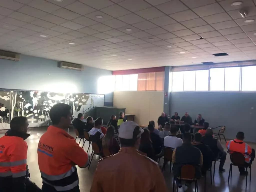 Coordinadora TPA desembarca en el puerto de Motril