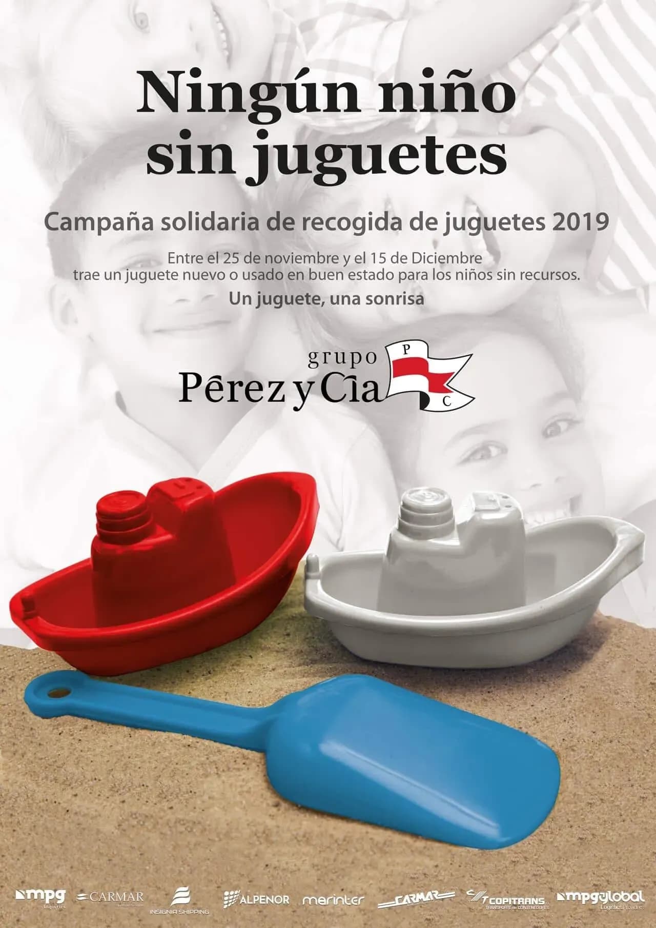 Pérez y Cía recogerá juguetes en sus más de 30 oficinas repartidas por el país