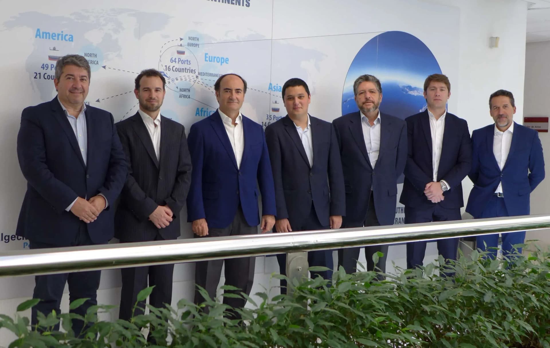 Una delegación del Puerto de Buenos Aires, en Algeciras