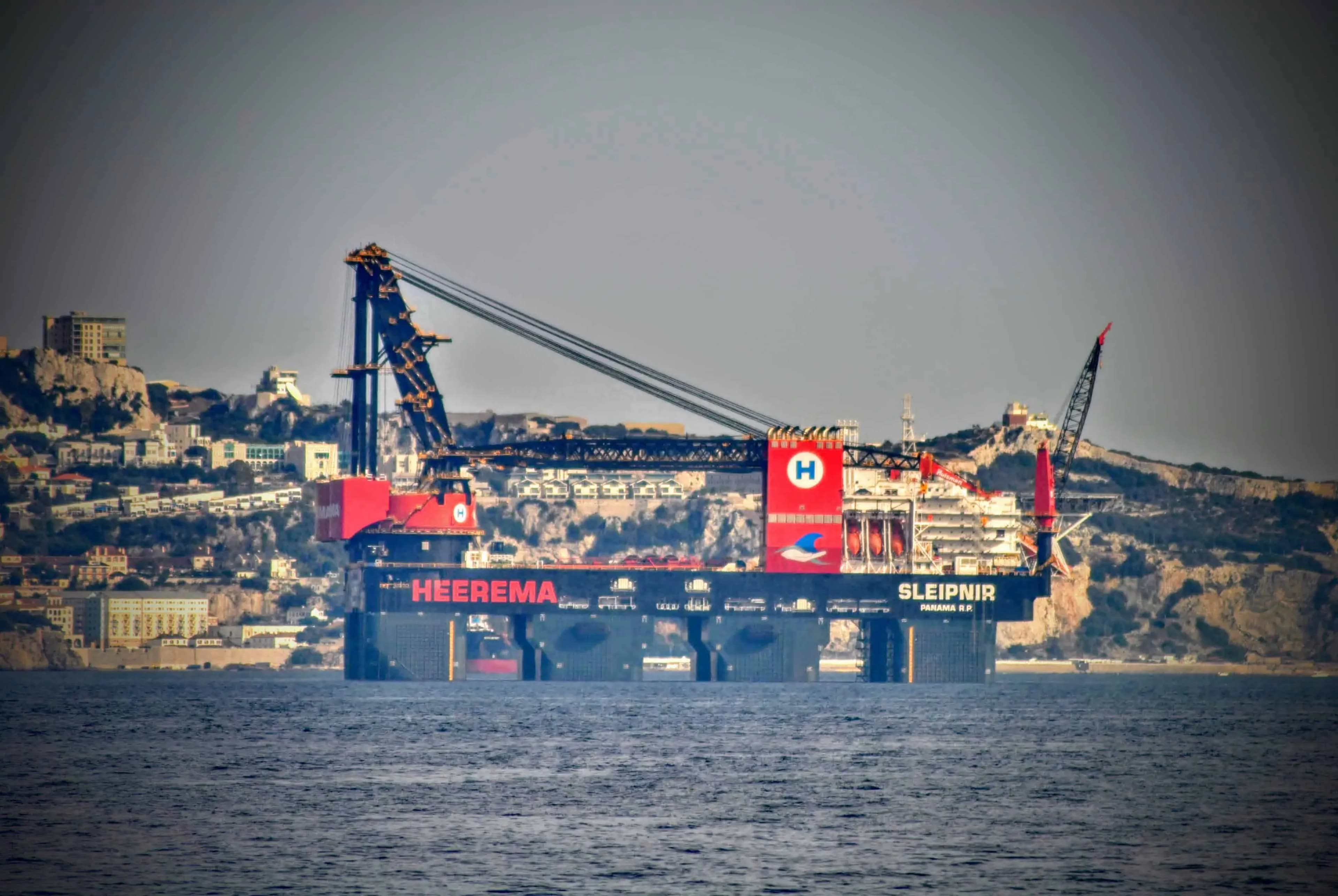 El `Sleipnir´, de nuevo se deja ver por la Bahía de Algeciras