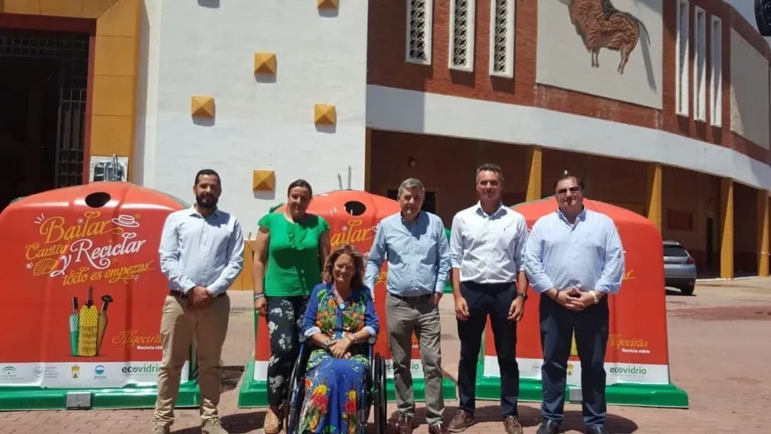 Algeciras recicló 20.830 kilogramos de envases de vidrio durante la Feria Real 2019