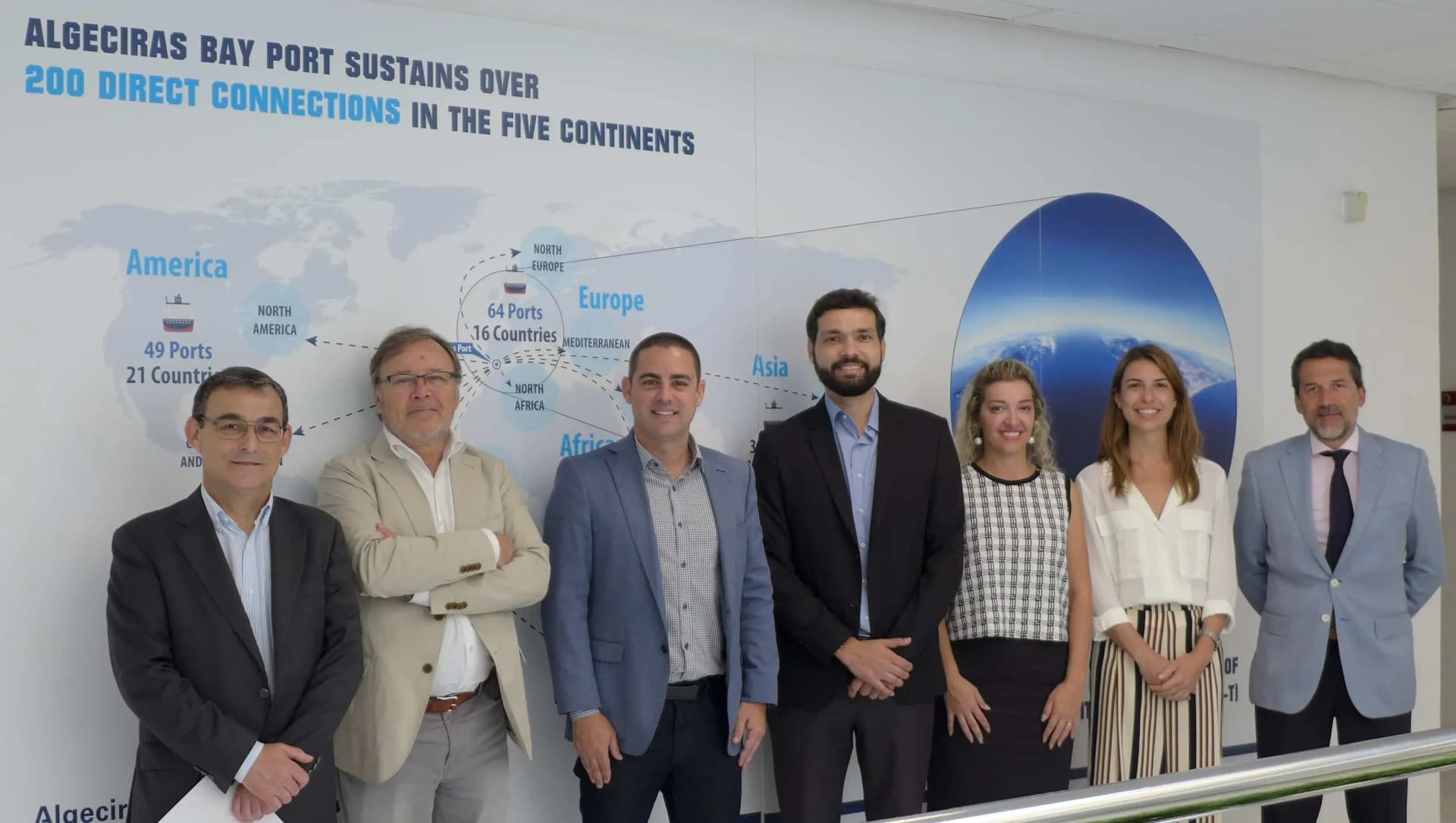 Una delegación de Brasil visita el puerto de Algeciras