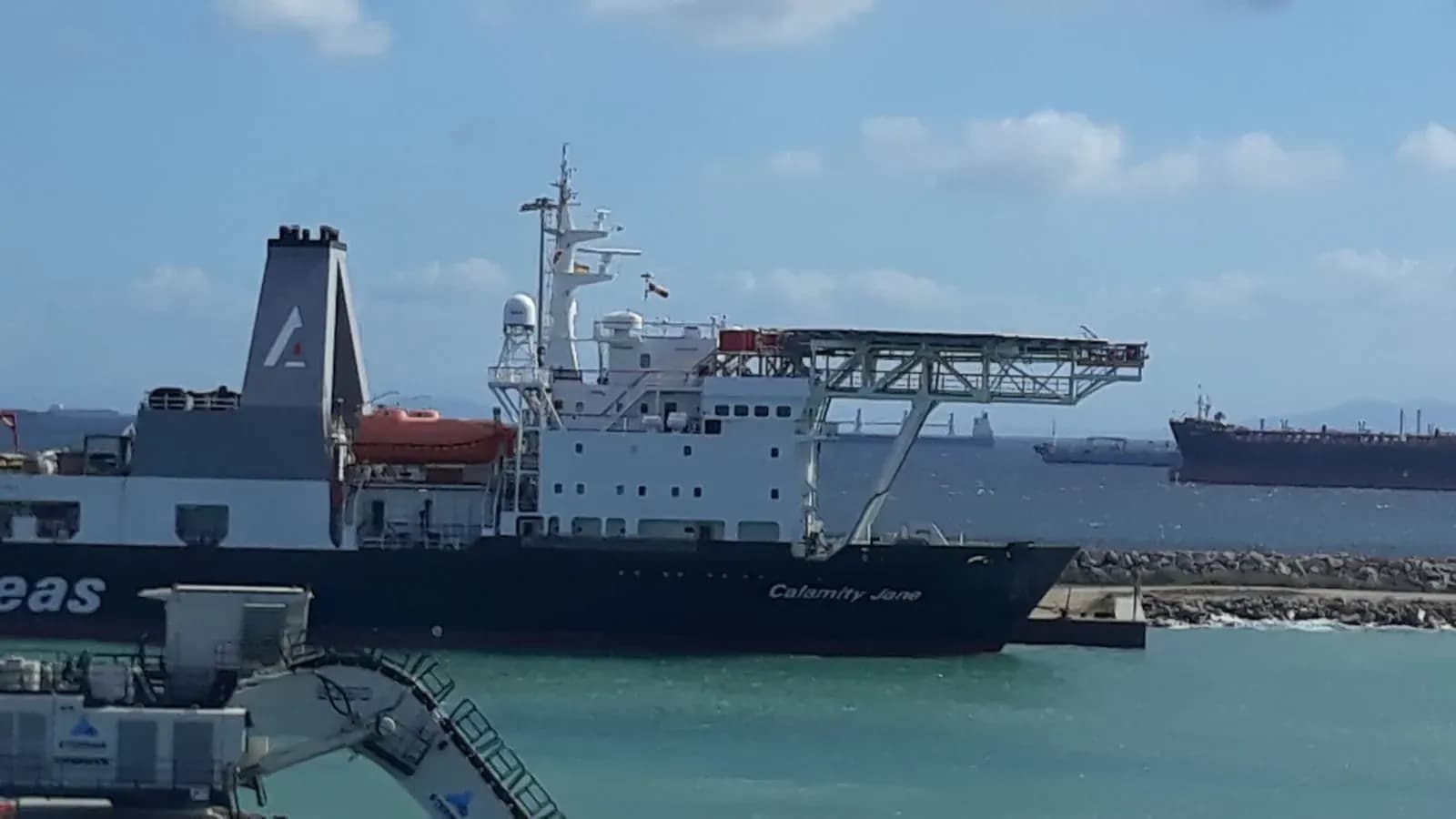 Primera varada del Calamity Jane en Cernaval