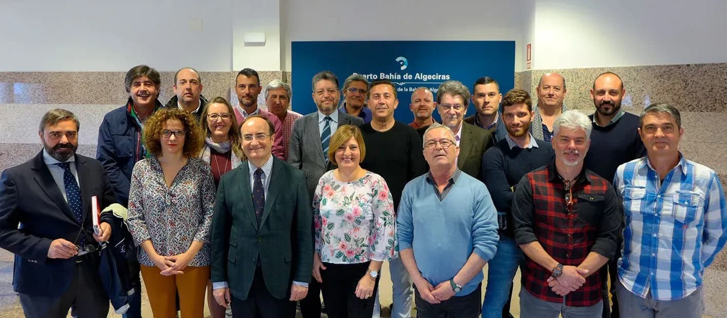 Gerardo Landaluce se reúne con el comité de empresa de la Autoridad Portuaria de la Bahía de Algeciras