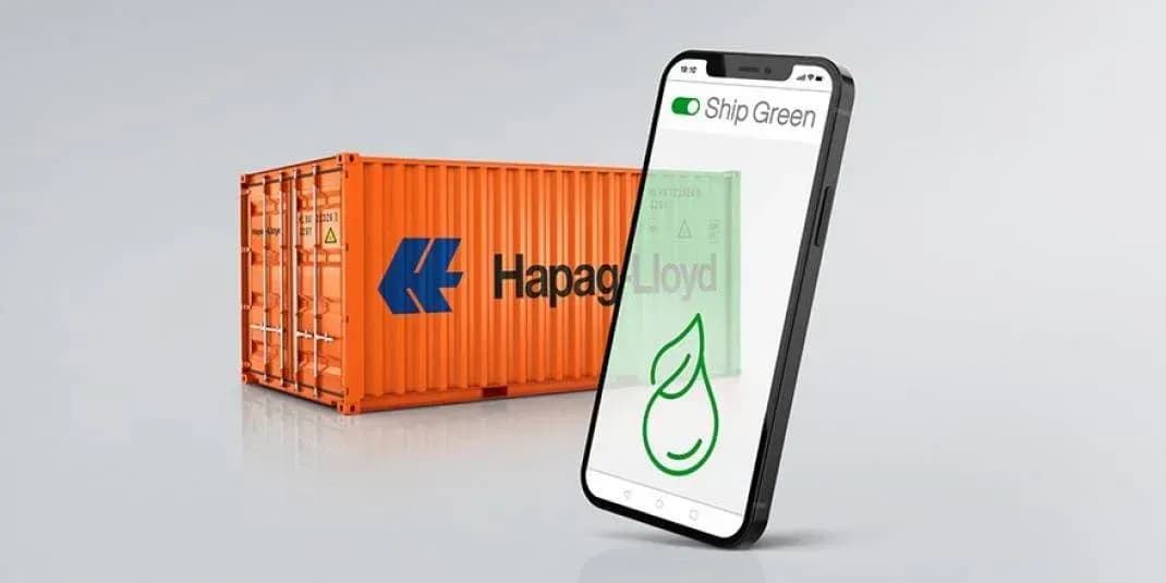 Hapag-Lloyd and DSV expand their decarbonization agreement with a contract for 18,000 tons of CO₂e