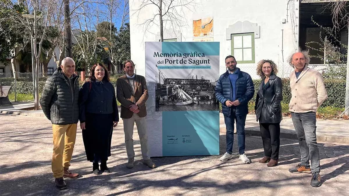 Valenciaport recupera la memoria histórica del Puerto de Sagunto mediante fotografías del siglo XX