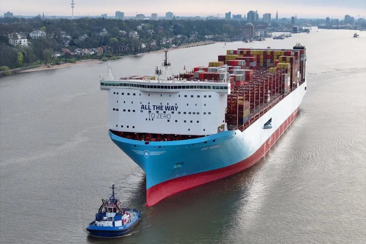 LEGO lanzará un set de coleccionista del buque insignia de Maersk propulsado con metanol