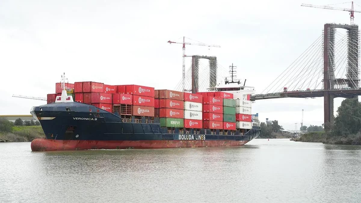 El Puerto de Sevilla reanuda la navegación tras las restricciones por las intensas lluvias de los últimos días